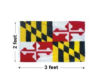 2'x3' Maryland Nylon Outdoor Flag